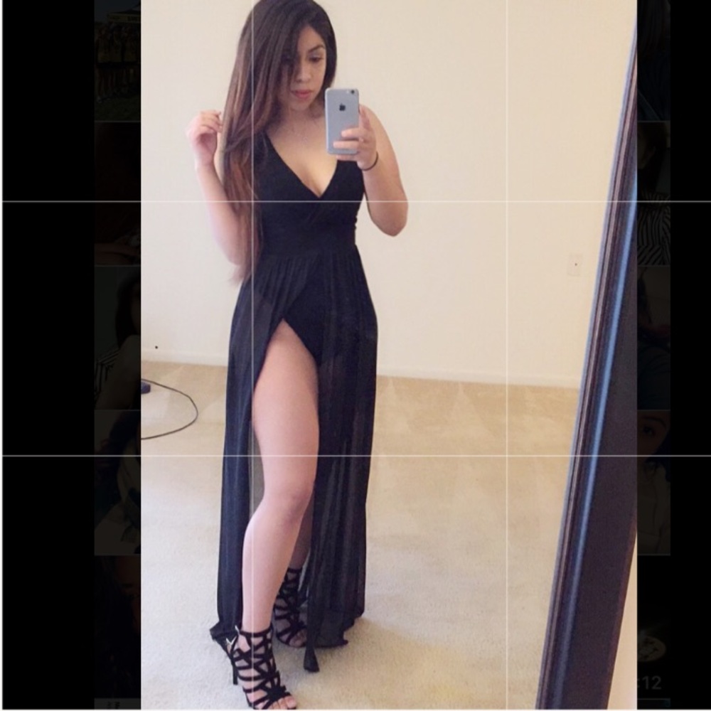 Beautiful black maxi dress